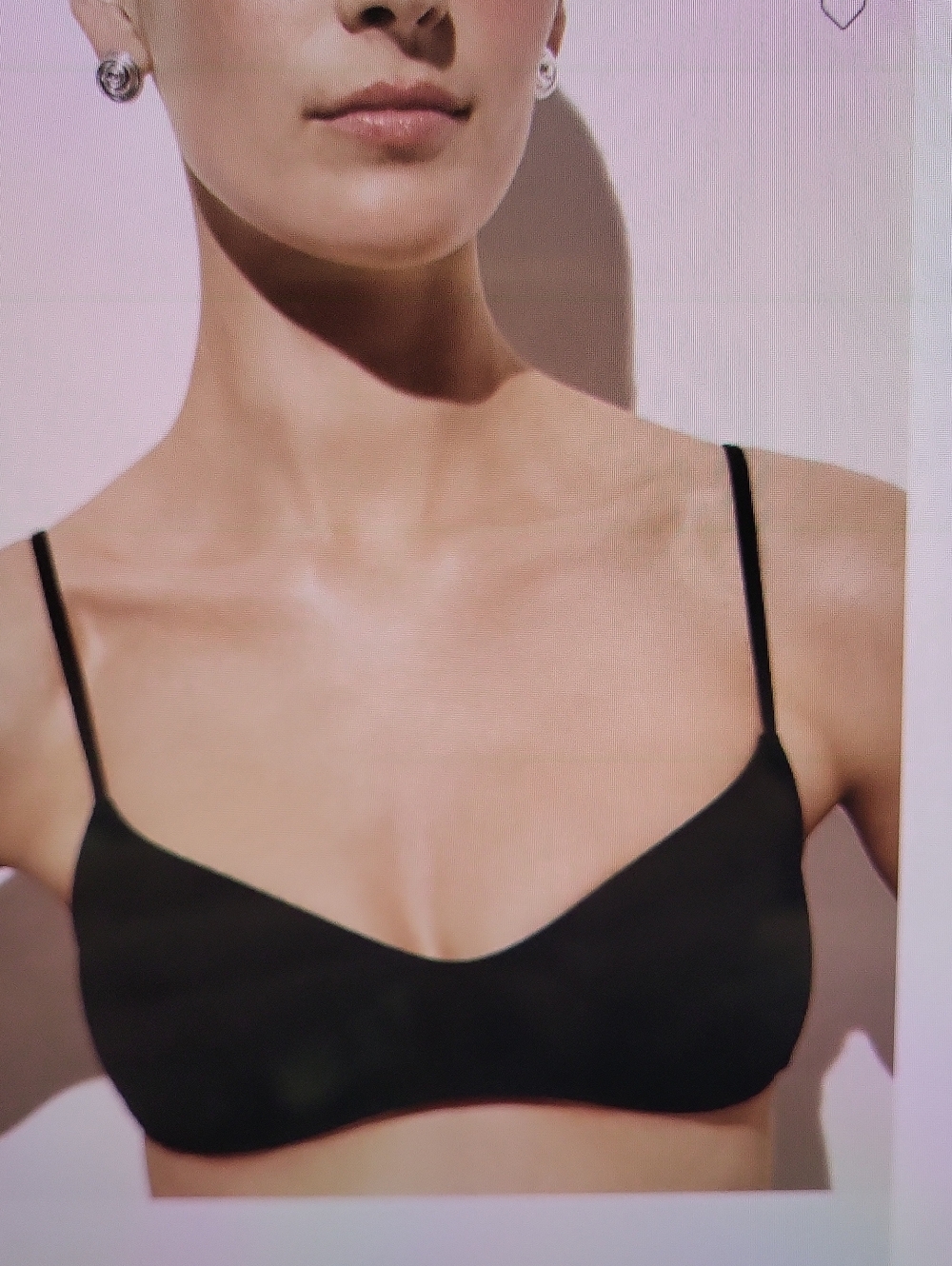 J. Crew Odessa Bikini Top - Black - M